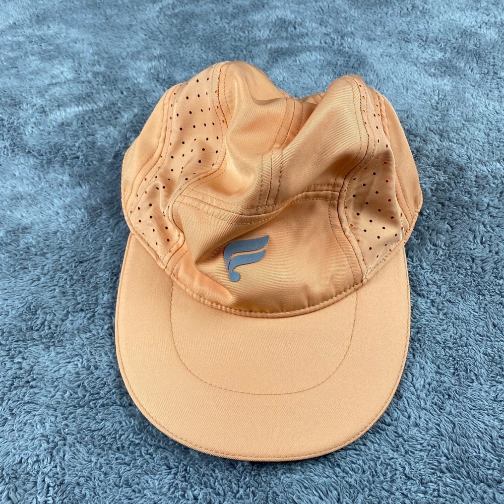 Fabletics The Fundamental Orange Adjustable Running‎ Outdoors Hat Cap Womens